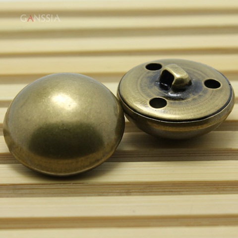 50 unids/lote diseño de setas botones de metal para prendas de Vestir Vintage botón coser DIY accesorios 10-25mm(ss-7377) ► Foto 1/2
