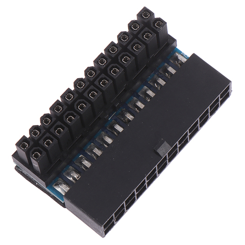 ATX 24Pin 90 grados 24 pin a 24 pin adaptador de enchufe de alimentación placa base conectores de alimentación Modular para Cables de fuente de alimentación ► Foto 1/6