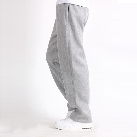 Pantalones de chándal para hombre, pantalón de talla grande 7XL, elástico, holgado y liso, informal, 5XL, 6XL ► Foto 1/6