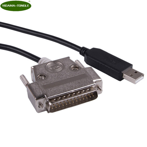 Chip FTDI Usb a RS232, conector macho DB25 de 25 pines, Cable adaptador de serie, controles CNC, Cable de programación compatible con C-232R US-232R ► Foto 1/6