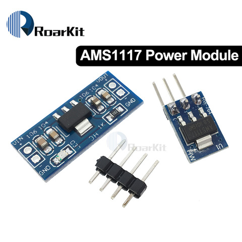Envío gratuito AMS1117 3,3 V 5 V módulo de fuente de alimentación AMS1117-5.0V módulo de potencia AMS1117-3.3V ► Foto 1/6