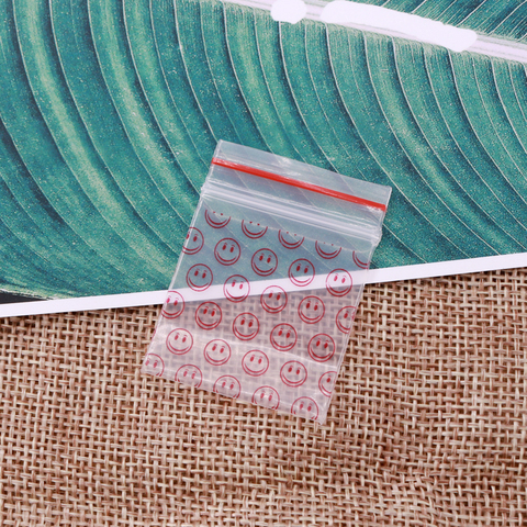 Mini bolsas con cierre de tuercas de plástico, bolsas de embalaje de monedas, con cremallera, ziplock, 100 unids/lote ► Foto 1/6