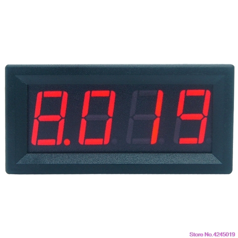 Amperímetro de 4 dígitos de 0-9,999a (10A), medidor del Panel actual, LED rojo de 0,56 pulgadas ► Foto 1/6