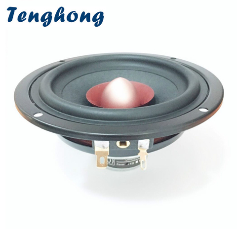 Tenghong-altavoces de Audio portátiles para cine en casa, dispositivo Musical de sonidos graves, agudos de rango completo, 4/8 Ohm, 25W, 4 pulgadas, 1 Uds. ► Foto 1/6