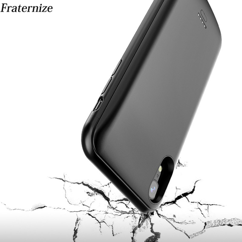 Funda delgada para cargador de batería de móvil, carcasa trasera para iPhone X, XS, Max, XR, 6, 6S, 7, 8 Plus, 5, 5S, SE, 5G ► Foto 1/1