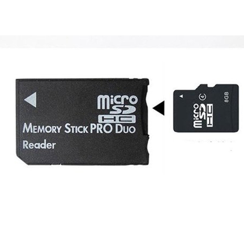 Memory Stick Pro Duo lector de tarjetas para PSP 1000 para PSP 2000 para PSP 3000 Micro SD TF a MS tarjeta de Adaptador convertidor ► Foto 1/4