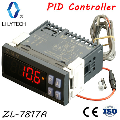 ZL-7817A, controlador de temperatura PID, termostato, con SSR integrado, fuente de alimentación 100-240Vac, CE, ISO, Lilytech ► Foto 1/6