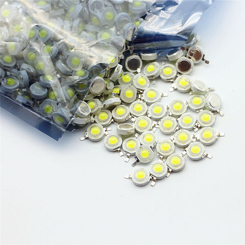 Chip de lámpara LED COB de 10-1000 uds, 1W, 3W, 3,2-3,6 V, entrada de 100-220LM, Mini bombilla LED de diodo SMD para Downlight de foco de proyección LED DIY ► Foto 1/6