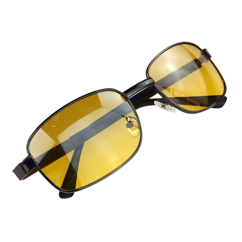 Gafas de sol clásicas de visión nocturna, lentes con vidrios amarillos ► Foto 1/6