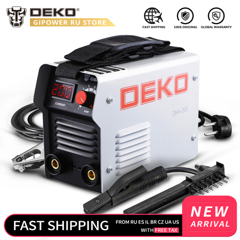 DEKO DKA serie clásica IGBT Inverter Arc soldadora eléctrica 220V MMA soldadora para soldadura y trabajo eléctrico ► Foto 1/1