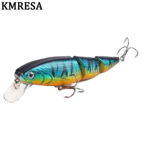 Señuelos de Pesca realistas, cebo duro de plástico Crankbait para piscardo, Wobblers, 11cm/15g, 3 segmentos, 1 Uds. ► Foto 1/6