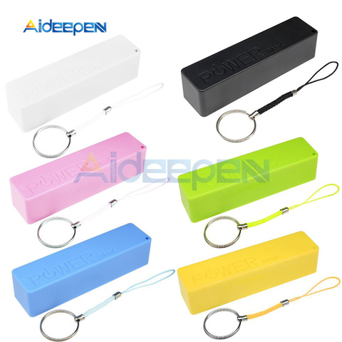 Funda de Banco de energía con caja DIY USB para teléfono inteligente Kit de batería para MP3, mAh 18650/1800mAh/2200mAh/2600mAh/2800mAh/3400mAh ► Foto 1/6