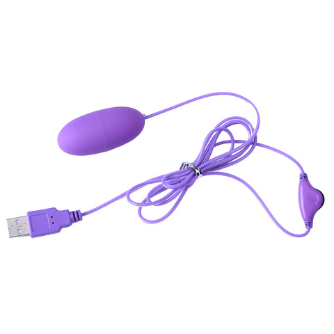 De alimentación USB saltar huevo vibrador bala vibratoria amante juego del clítoris punto G estimuladores multi-velocidad anal largo 146cm ► Foto 1/1