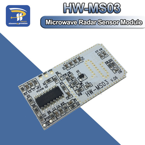 Sensor de movimiento de alto rendimiento, HW-MS03 de 2,4 GHz a 5,8 GHz, módulo de interruptor PIR de detección de movimiento humano para Arduino Diy ► Foto 1/6