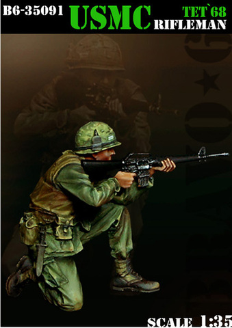 Kit de resina de figuras en miniatura soldado de la guerra de Vietnam XD133, 1/35 ► Foto 1/3