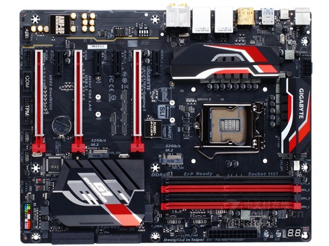 Original placa base para Gigabyte GA-Z170X-GAMING 5 DDR4 LGA 1151 64G USB3.0 USB3.1 HDMI Z170X-GAMING 5 placa base de escritorio ► Foto 1/1