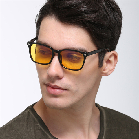 Gafas de luz azul para hombre y mujer, lentes de Juegos de ordenador, montura grande, Anti UV, antirayos azules, A8082 ► Foto 1/6