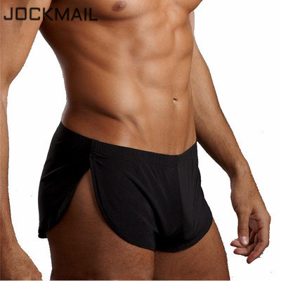 JOCKMAIL-bóxer corto para hombre, ropa interior Gay con abertura lateral, bragas, ropa de dormir Sexy a la moda ► Foto 1/6