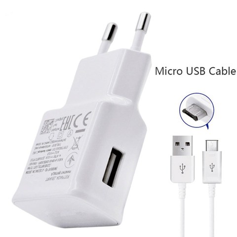 Para Samsung Galaxy S3 S4 S6 S7 borde Nota 4 5 J2 J3 J5 J7 2016 2017 cargador adaptador de viaje EU US 1 m USB carga para Xiaomi ► Foto 1/6