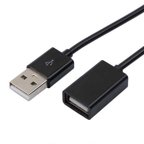 Extensor de datos de extensión USB 100 A macho A hembra, Cable de carga adicional para Iphone, Samsung, note 4, S6 Edge, portátil, 2,0 cm, 50cm, en oferta ► Foto 1/6