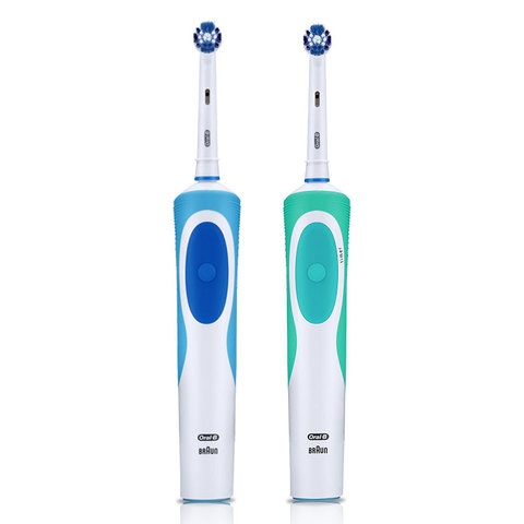 Oral b vitalidad D12S dientes eléctrico recargable giratoria cepillo cabezas cepillo de dientes higiene oral cepillo de dientes ► Foto 1/6