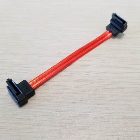 De Cable SATA adaptador de Cable de datos Ultra suave rojo 10cm ► Foto 1/4