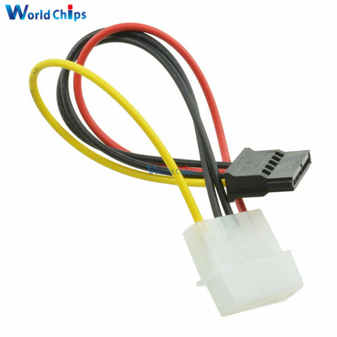 2 unids/lote 4 pines IDE Molex macho a 15 Pin Serial ATA SATA adaptador de disco duro Cable de alimentación ► Foto 1/6