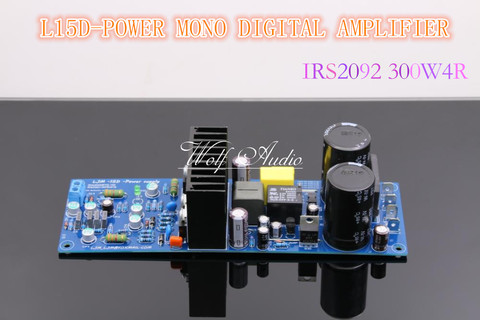 LJM de Audio ensamblados L15D-POWER IRS2092 300W Mono placa amplificadora de potencia con protección de energía HiFi Digital AMPLIFICADOR DE POTENCIA DE Audio ► Foto 1/1