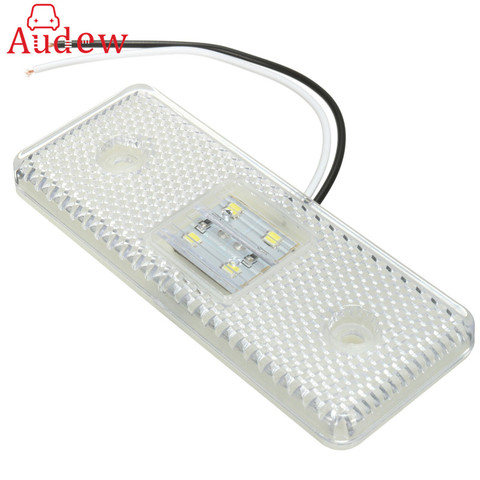 Lámpara LED de 24V con indicador lateral para camión, luz para remolque, color ámbar, blanco y rojo, 4 LED ► Foto 1/6