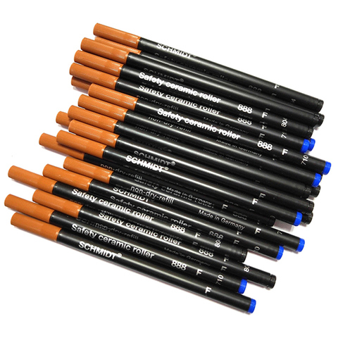 12 unids/lote de RollerBall pen recarga negro o azul Schmidt SRC 888 F ejecutivo papelería suministros para estudiantes ► Foto 1/6