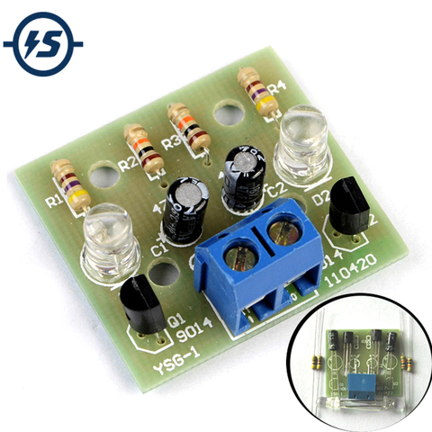 Kit DIY electrónico Suite Simple Flash LED Kits de bricolaje circuito 1,2mm partes para Arduino Flash LED Kit DIY electrónico ► Foto 1/4