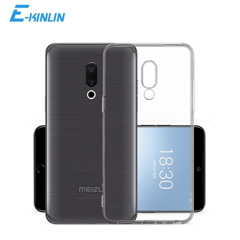 Funda trasera de silicona transparente para Meizu X8 V8 Pro 7 6 6s 5 15 Lite 16X16 th más M8 M6T M6s M6 M5c M5s M5 Nota 9 8 TPU caso ► Foto 1/6