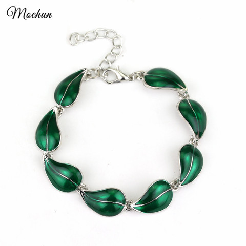 MQCHUN-pulsera con abalorio de hoja élfica, desolación de Smaug, color verde ► Foto 1/6