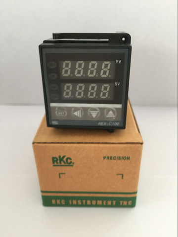 Controlador de temperatura Digital PID controlador de Control termopar REX-C100 REX-C100FK02-M * una salida de relé ► Foto 1/5