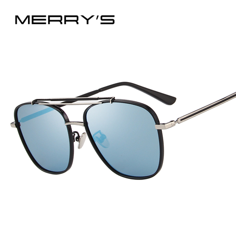 MERRYS-gafas de sol cuadradas polarizadas para hombre, lentes de sol masculinas con diseño a la moda, 100%, protección UV, S8180 ► Foto 1/6
