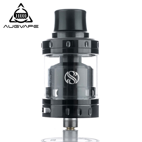 Augvape Merlin Mini RTA tanque atomizador 24mm 2 ML simple/doble bobina cubierta doble flujo de aire Vape cigarrillo electrónico tanque de Vaping RTA ► Foto 1/6