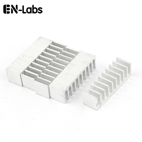 En-Labs 5 unids/lote disipador de calor de aluminio 35x10x10mm disipador de calor del radiador para módulo de potencia, regulador de voltaje, disipación de calor Chipset ► Foto 1/3