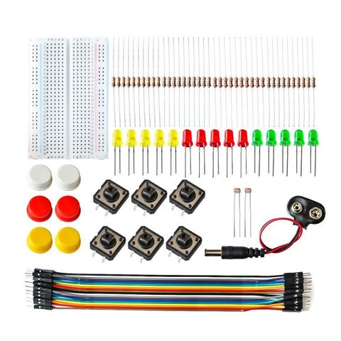 Kit de iniciación UNO R3 Mini Placa de LED de alambre de puente botón para arduino uno, Kit de bricolaje, ► Foto 1/2