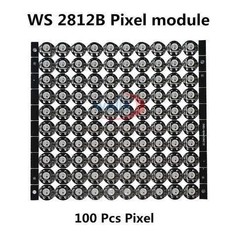 10 ~ 1000 4-Pin WS2812B WS2812 LED Chip y disipador de calor 5 V 5050 RGB WS2811 IC Ingebouwde ► Foto 1/5
