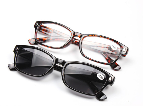 2022 de alta calidad gafas de lectura gafas de sol marco gafas hombres mujeres gafas de lectura resina lente presbicia ► Foto 1/6