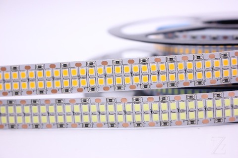 Tira de luces LED Flexible de alto brillo 2835, 240LED/M 480LEDs/m DC12V, 2835, Blanco cálido/blanco, 5 m/lote, 1/2/3/4/5m ► Foto 1/6