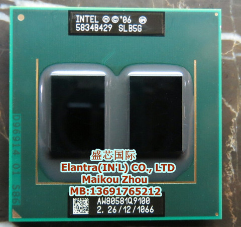 Intel Quad Core Q9100 SLB5G 2.26G 12 m PGA versión oficial original de Q9000 Q9200 QX9300 CPU estación de trabajo ► Foto 1/1