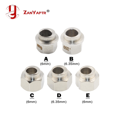 Uds 3D piezas de la impresora Openbuilds excéntrico columna aislamiento columna Hexagonal diámetro 5MM 6MM/6,35 MM ranura en V de acero inoxidable ► Foto 1/3