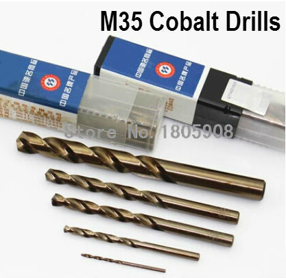 10 Uds 1,0mm-8,0mm M35 HSS-CO brocas de cobalto HSS broca giratoria de acero inoxidable (1,5/2/2,5/3/4/4,5/5/5,5/6/6,5/ 7/7,5mm) ► Foto 1/2