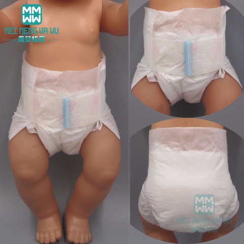 Accesorios para muñecas para recién nacidos, 43cm-45cm, simulación de pañales, calzoncillos para bebés, colcha, colchones ► Foto 1/6