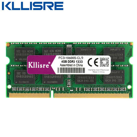 Ordenador portátil DDR3L DDR3 de Kllisre, ram de 4GB, 8GB, 1333, 1600, 1,35 V, 1,5 V, Memoria sodimm ► Foto 1/5