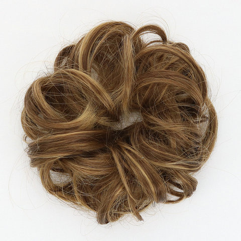 Chignon-extensiones de pelo sintético para mujer, moño para el pelo, accesorios de moño, extensión para pelo ► Foto 1/6