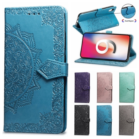 Funda de cuero con tapa para iphone Xs Max de 6,5 pulgadas, funda 3D con diseño de Mandala y flores, para Apple iphone X 6 7 8, Xr 11 12 Pro Max SE 2022 ► Foto 1/6