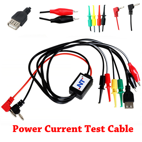 Cable de datos de alimentación CC, Cable de prueba de corriente con salida USB para iPhone, Samsung, herramientas de reparación de teléfonos móviles, 1 unidad ► Foto 1/6