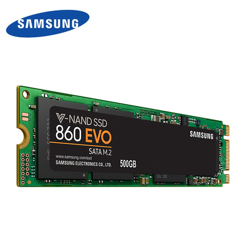 SAMSUNG SSD 860 EVO M2 2280 SATA 1TB 500GB 250GB disco duro interno de estado sólido HDD M2 ordenador portátil de sobremesa TLC PCLe M2 ► Foto 1/6